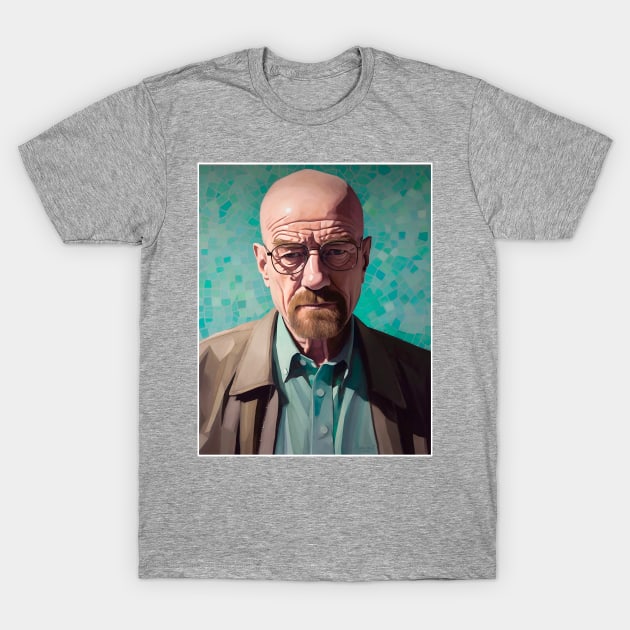 Walter White Portrait - Plain T-Shirt by liminal pop